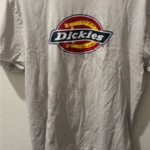 Dickies White Short Sleeve Tee with Iconic Logo